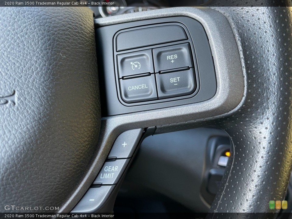 Black Interior Steering Wheel for the 2020 Ram 3500 Tradesman Regular Cab 4x4 #140110364
