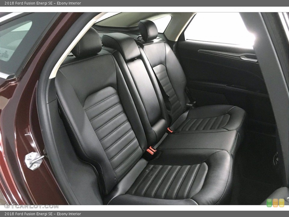 Ebony Interior Rear Seat for the 2018 Ford Fusion Energi SE #140112025
