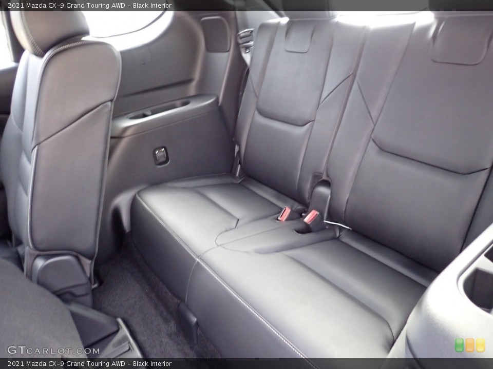 Black Interior Rear Seat for the 2021 Mazda CX-9 Grand Touring AWD #140112649