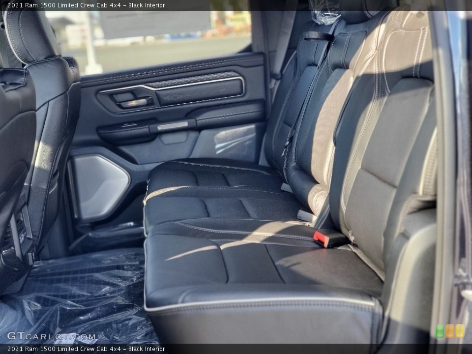Black Interior Rear Seat for the 2021 Ram 1500 Limited Crew Cab 4x4 #140112811