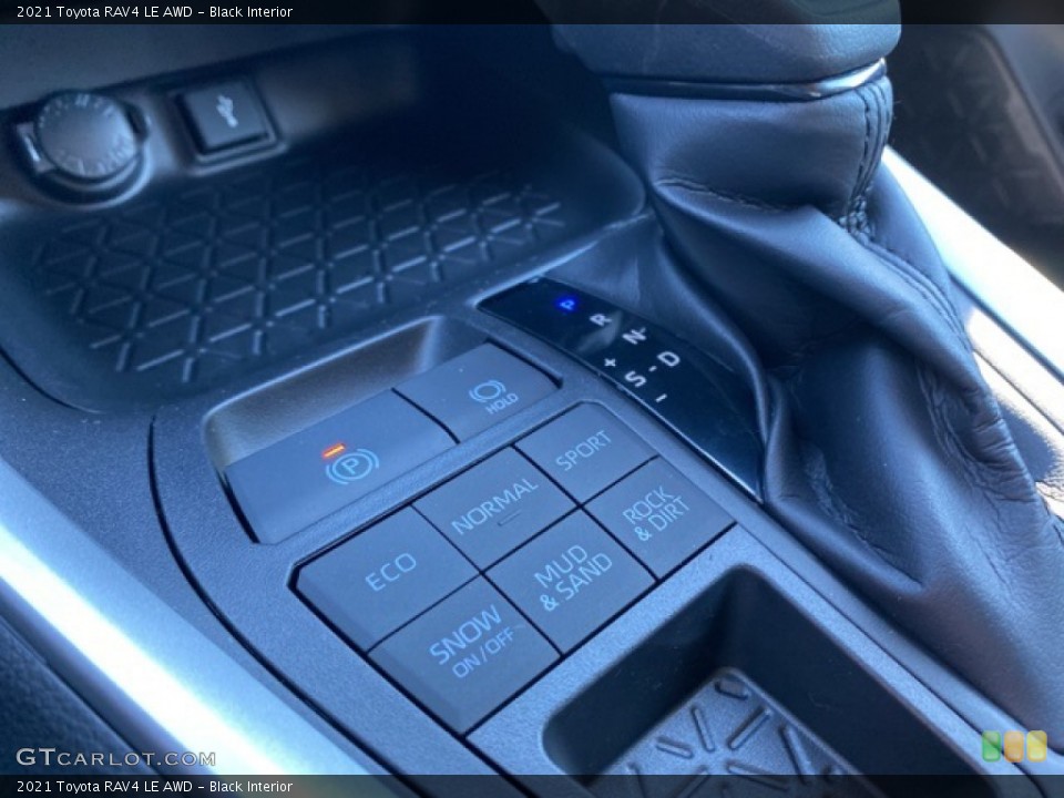 Black Interior Controls for the 2021 Toyota RAV4 LE AWD #140112883