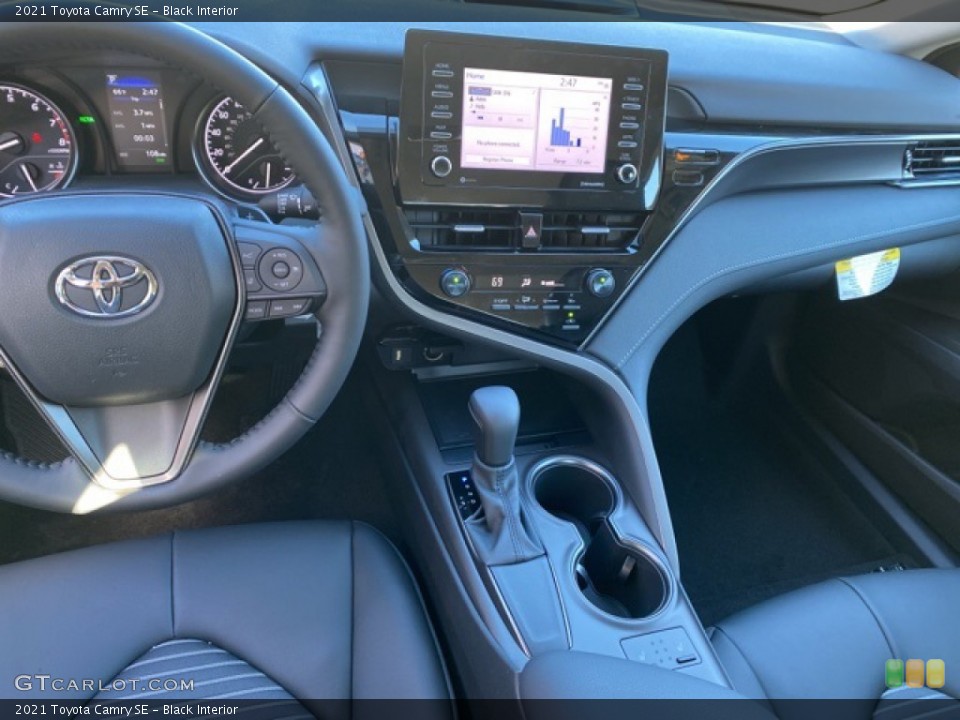 Black Interior Photo for the 2021 Toyota Camry SE #140114032