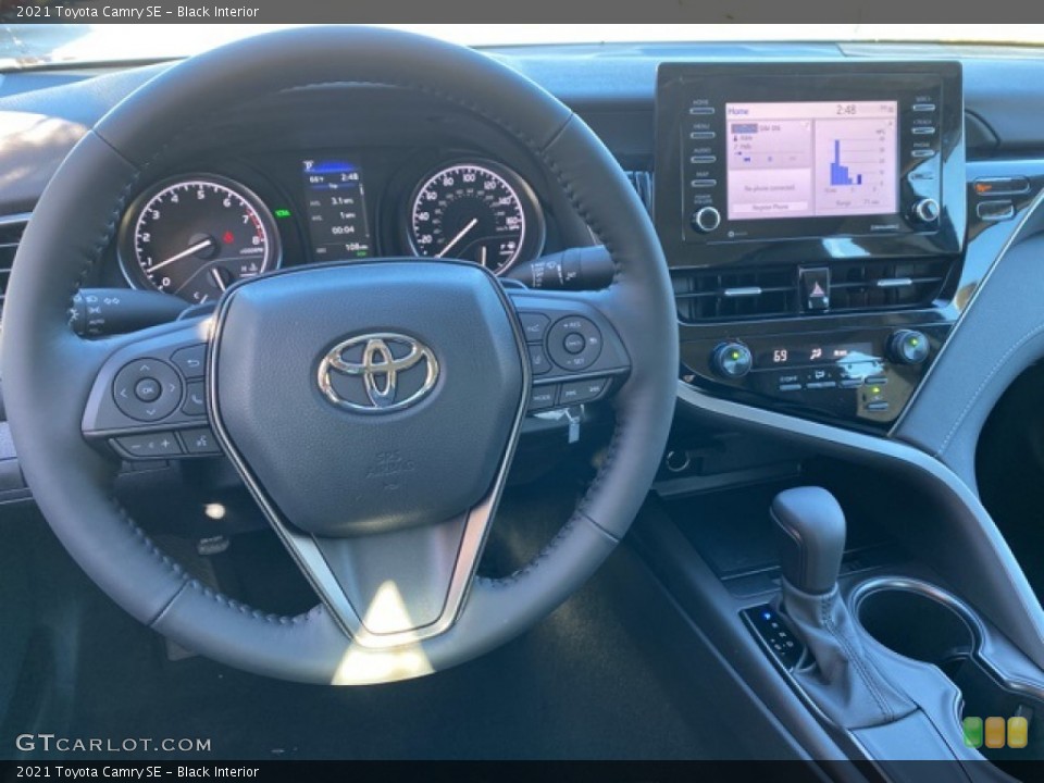 Black Interior Dashboard for the 2021 Toyota Camry SE #140114089
