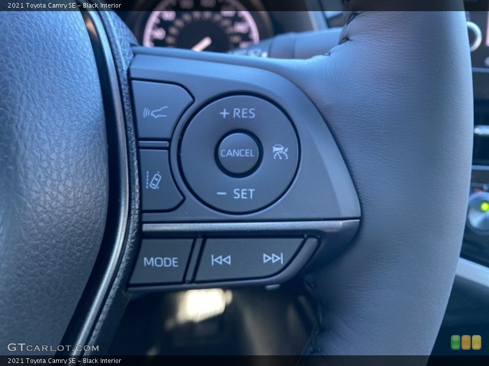 Black Interior Steering Wheel for the 2021 Toyota Camry SE #140114131