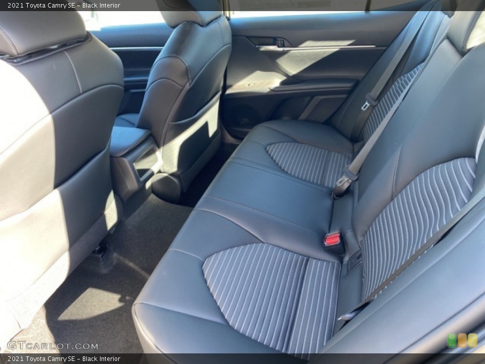 Black Interior Rear Seat for the 2021 Toyota Camry SE #140114406