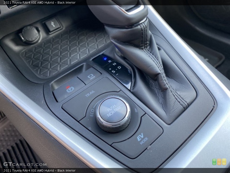 Black Interior Controls for the 2021 Toyota RAV4 XSE AWD Hybrid #140116291