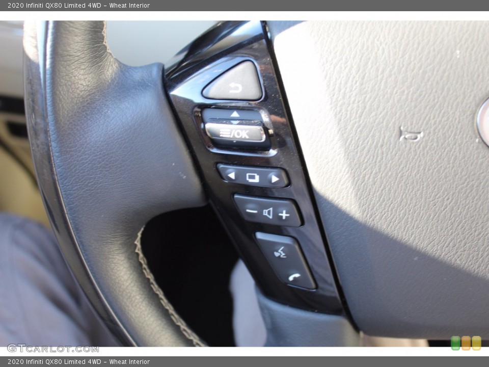 Wheat Interior Steering Wheel for the 2020 Infiniti QX80 Limited 4WD #140116415