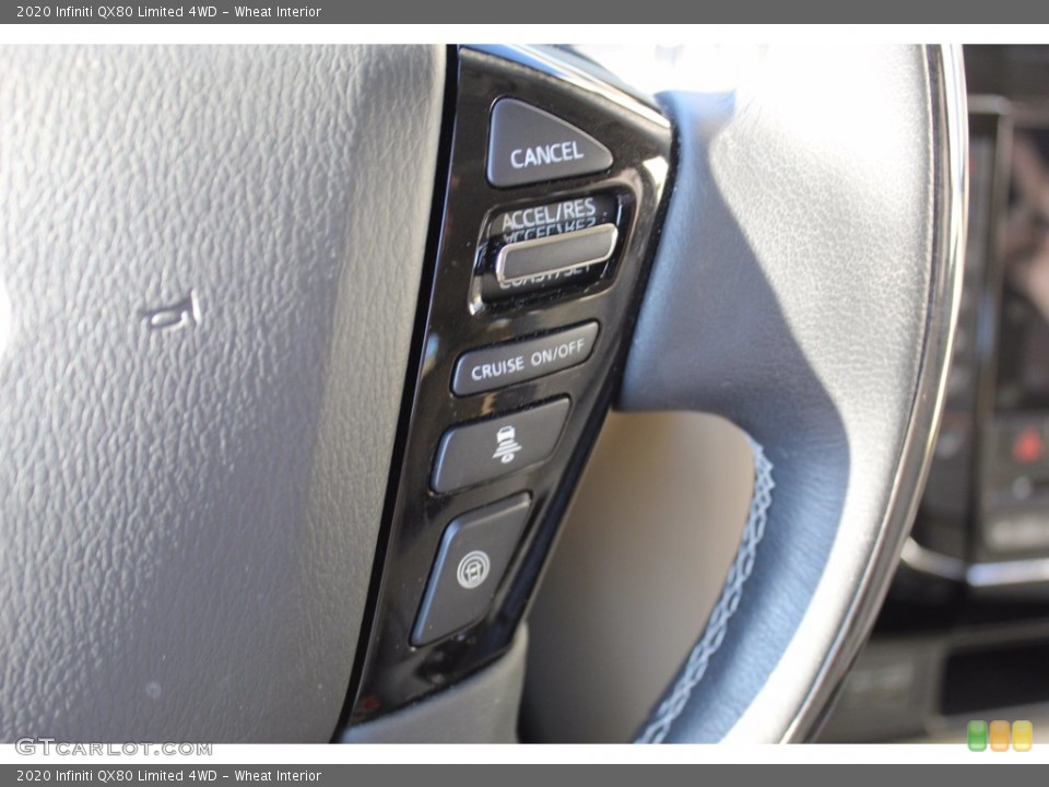 Wheat Interior Steering Wheel for the 2020 Infiniti QX80 Limited 4WD #140116441