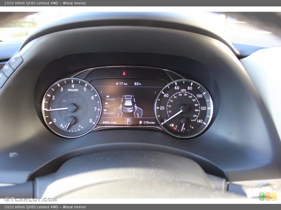Wheat Interior Gauges for the 2020 Infiniti QX80 Limited 4WD #140116465