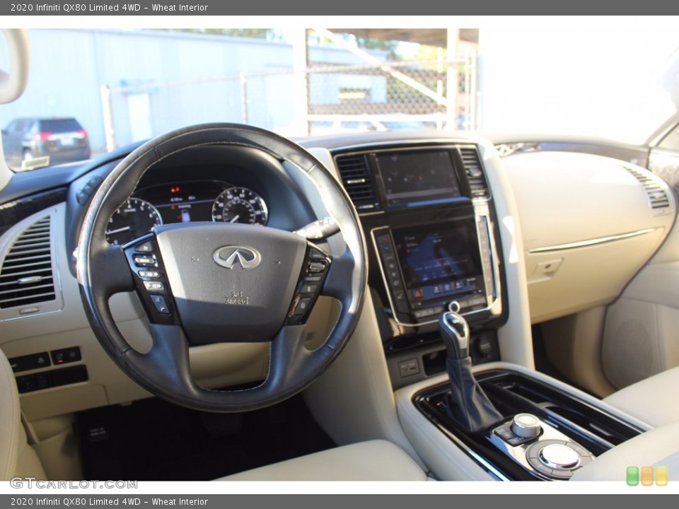 Wheat Interior Dashboard for the 2020 Infiniti QX80 Limited 4WD #140116657