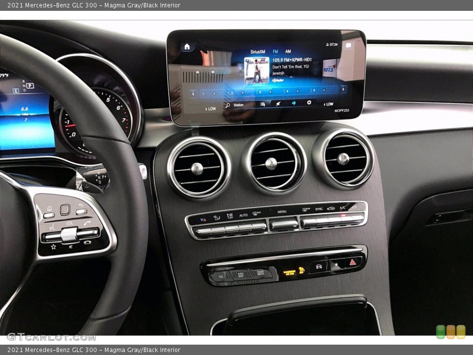 Magma Gray/Black Interior Controls for the 2021 Mercedes-Benz GLC 300 #140122090