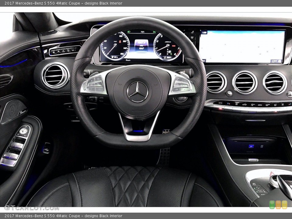 designo Black Interior Steering Wheel for the 2017 Mercedes-Benz S 550 4Matic Coupe #140122989