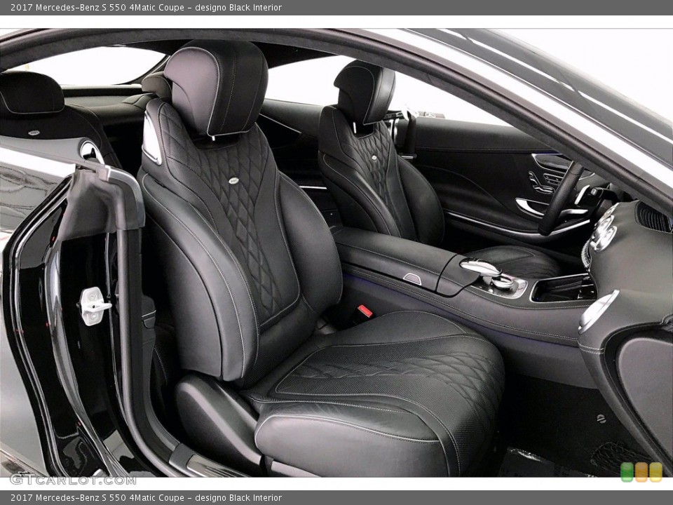 designo Black Interior Front Seat for the 2017 Mercedes-Benz S 550 4Matic Coupe #140123046