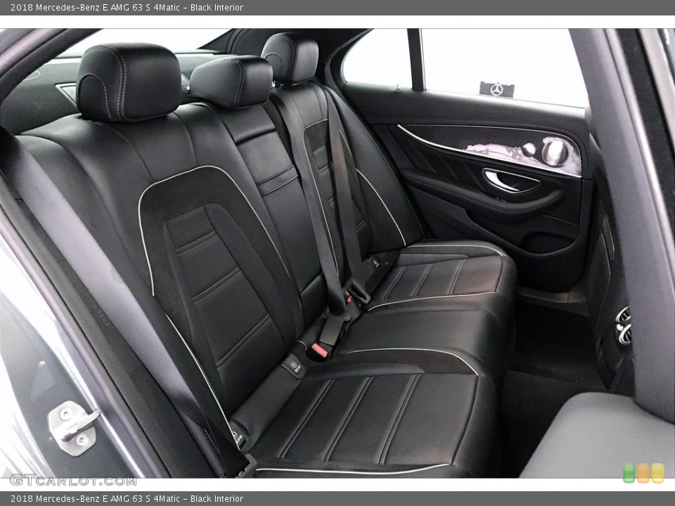 Black Interior Rear Seat for the 2018 Mercedes-Benz E AMG 63 S 4Matic #140124399