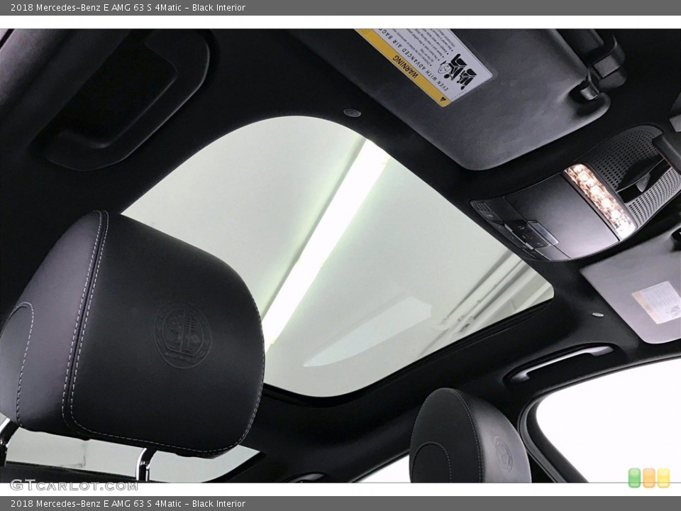 Black Interior Sunroof for the 2018 Mercedes-Benz E AMG 63 S 4Matic #140124567