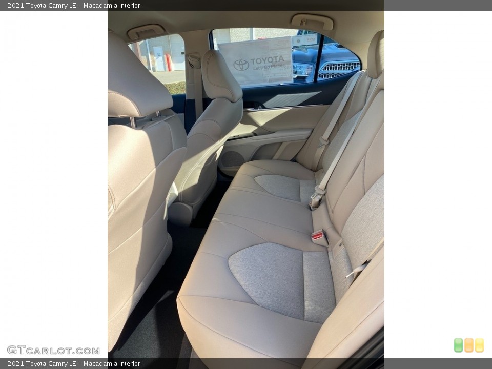 Macadamia Interior Rear Seat for the 2021 Toyota Camry LE #140125926