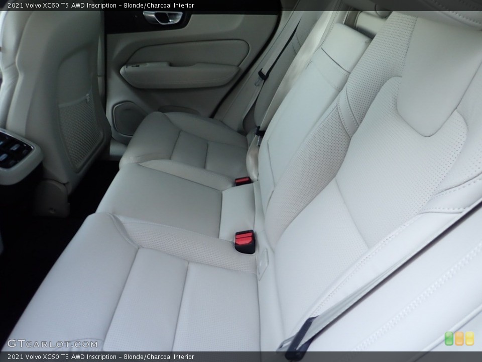 Blonde/Charcoal Interior Rear Seat for the 2021 Volvo XC60 T5 AWD Inscription #140127189