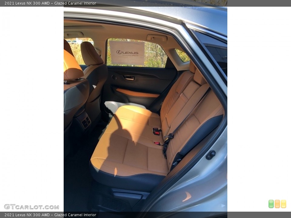 Glazed Caramel Interior Rear Seat for the 2021 Lexus NX 300 AWD #140127543
