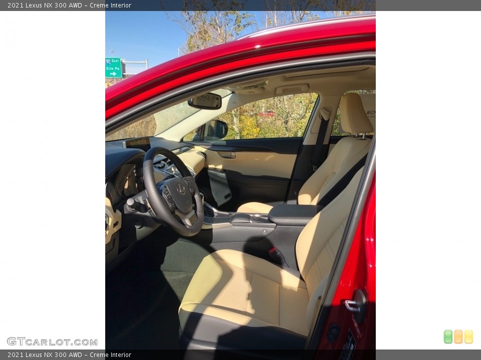 Creme Interior Front Seat for the 2021 Lexus NX 300 AWD #140127612