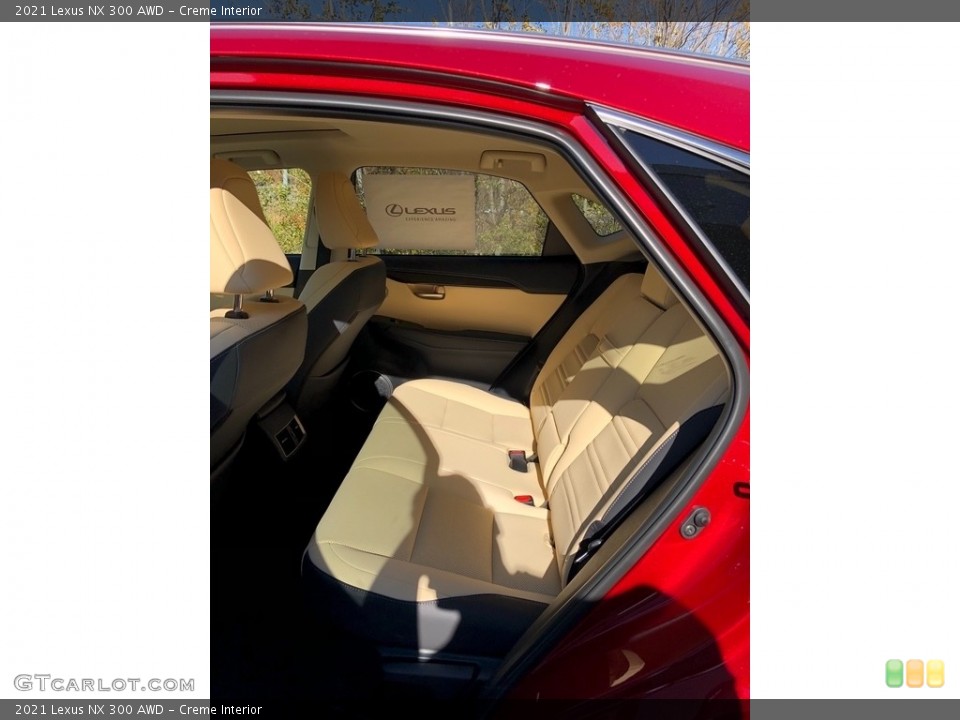 Creme Interior Rear Seat for the 2021 Lexus NX 300 AWD #140127633
