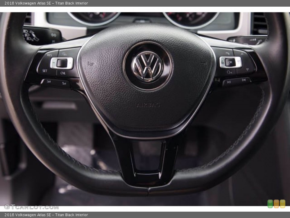 Titan Black Interior Steering Wheel for the 2018 Volkswagen Atlas SE #140127717