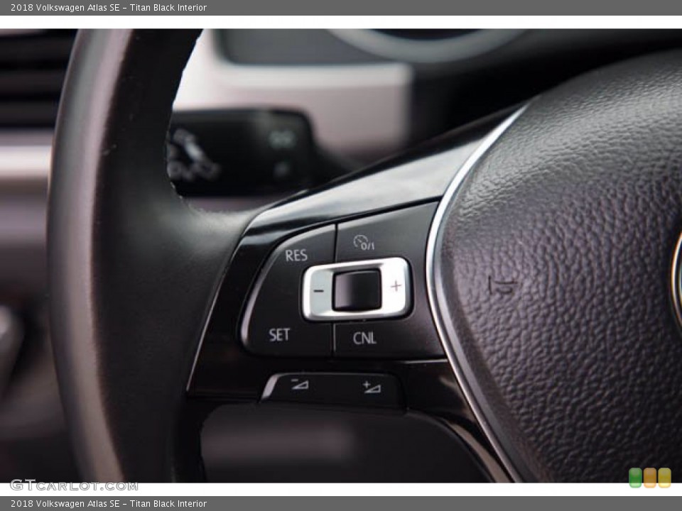 Titan Black Interior Steering Wheel for the 2018 Volkswagen Atlas SE #140127738