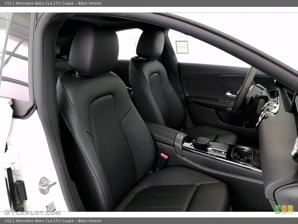 Black Interior Front Seat for the 2021 Mercedes-Benz CLA 250 Coupe #140130234