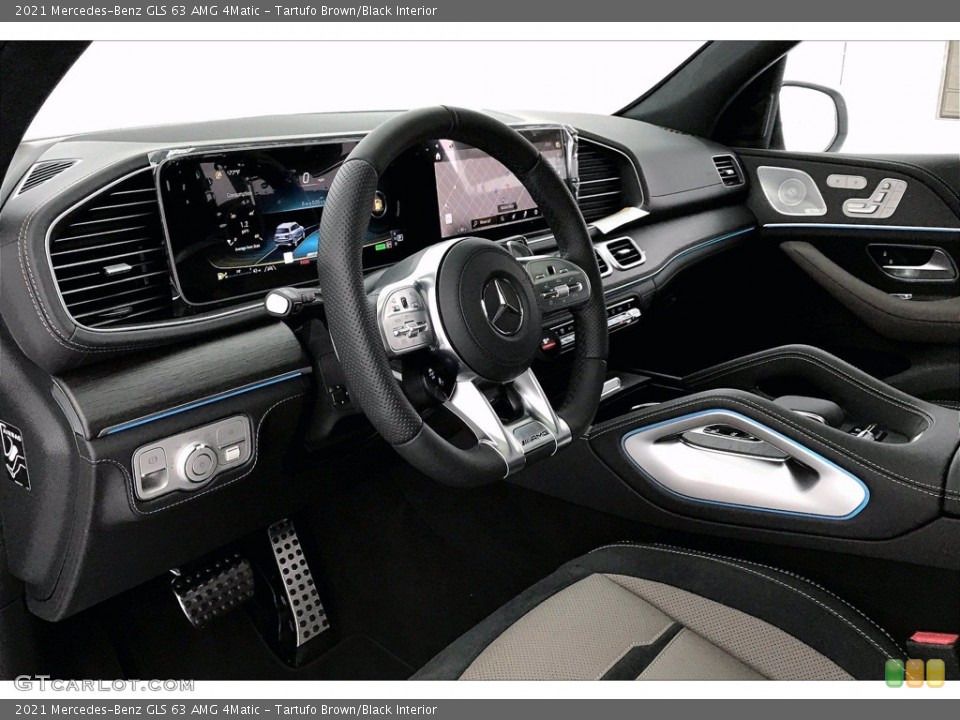 Tartufo Brown/Black Interior Dashboard for the 2021 Mercedes-Benz GLS 63 AMG 4Matic #140131404