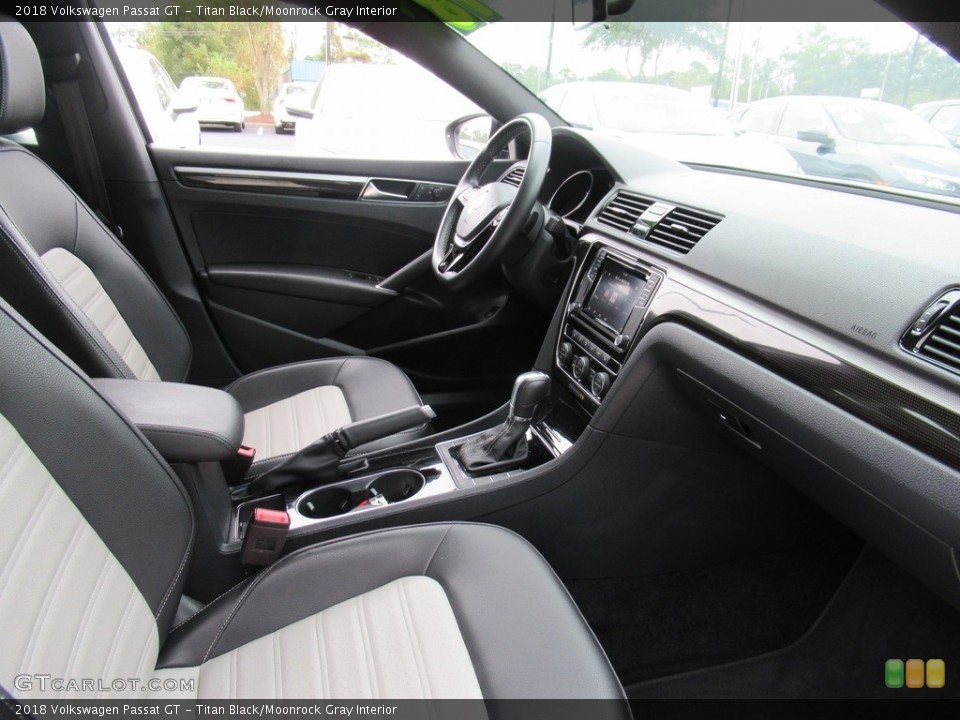 Titan Black/Moonrock Gray Interior Front Seat for the 2018 Volkswagen Passat GT #140131569