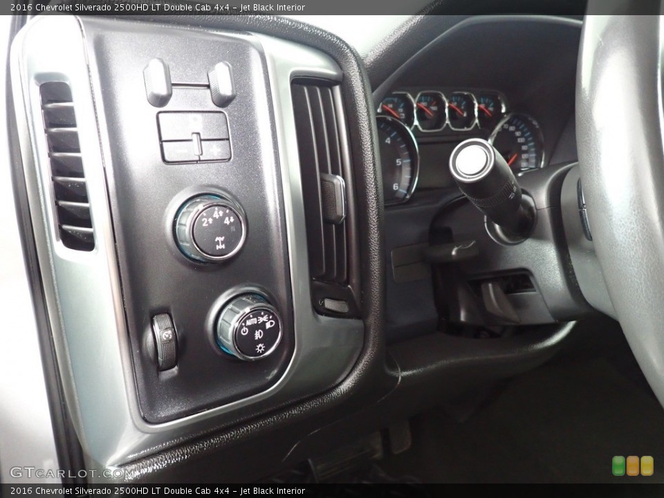 Jet Black Interior Controls for the 2016 Chevrolet Silverado 2500HD LT Double Cab 4x4 #140135408