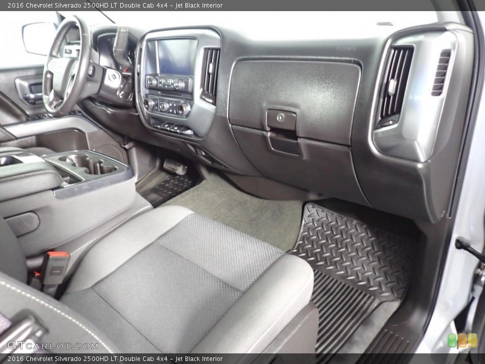 Jet Black Interior Dashboard for the 2016 Chevrolet Silverado 2500HD LT Double Cab 4x4 #140135580