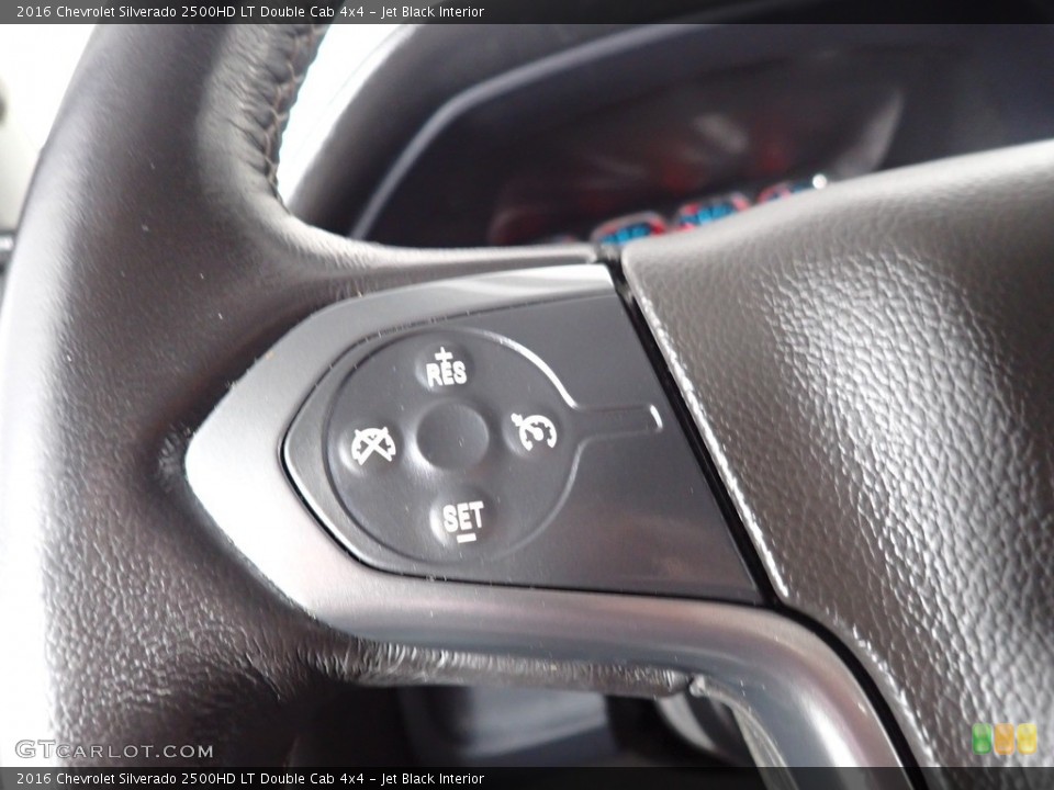 Jet Black Interior Steering Wheel for the 2016 Chevrolet Silverado 2500HD LT Double Cab 4x4 #140135649