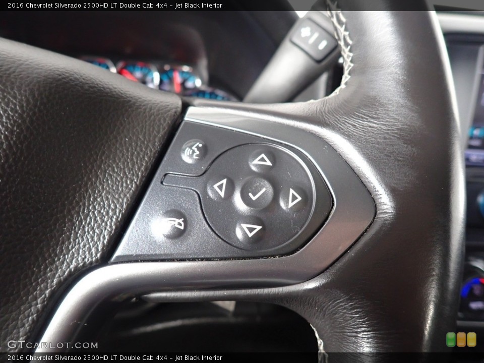 Jet Black Interior Steering Wheel for the 2016 Chevrolet Silverado 2500HD LT Double Cab 4x4 #140135670