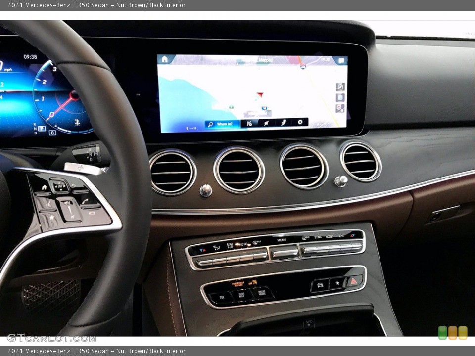 Nut Brown/Black Interior Controls for the 2021 Mercedes-Benz E 350 Sedan #140140958