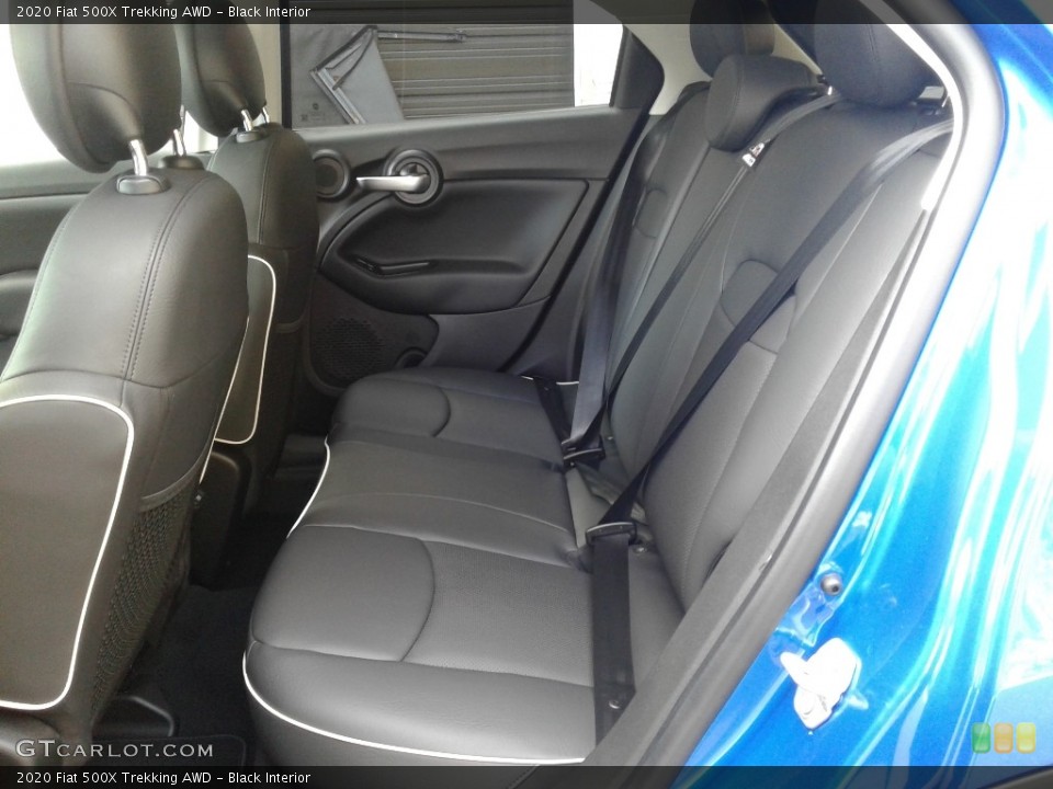 Black Interior Rear Seat for the 2020 Fiat 500X Trekking AWD #140142185