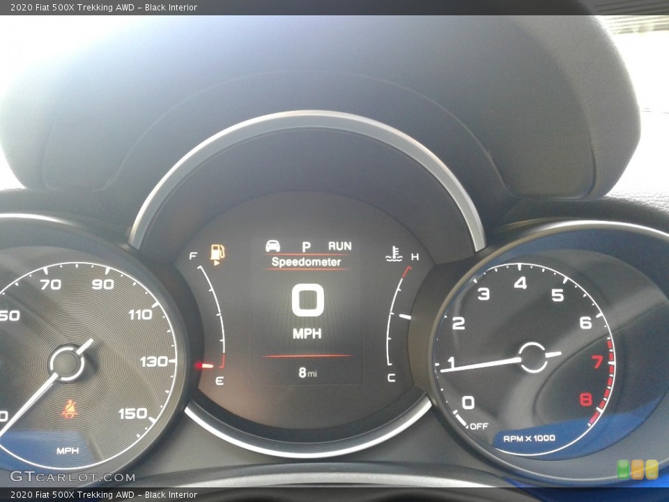 Black Interior Gauges for the 2020 Fiat 500X Trekking AWD #140142353
