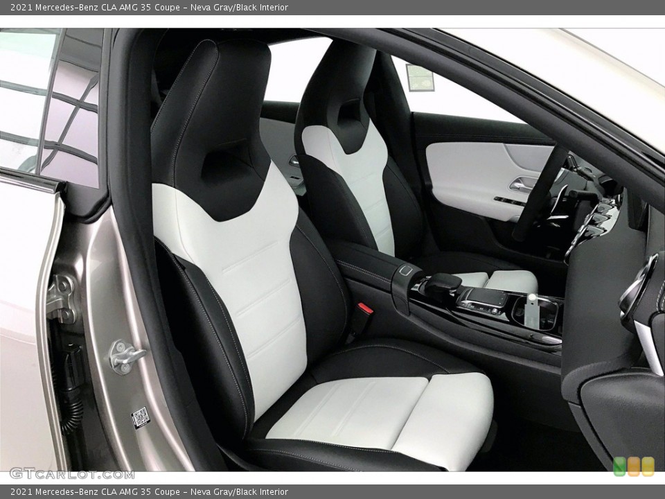 Neva Gray/Black Interior Photo for the 2021 Mercedes-Benz CLA AMG 35 Coupe #140147033