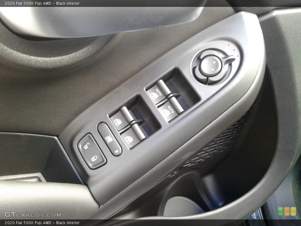 Black Interior Controls for the 2020 Fiat 500X Pop AWD #140147864