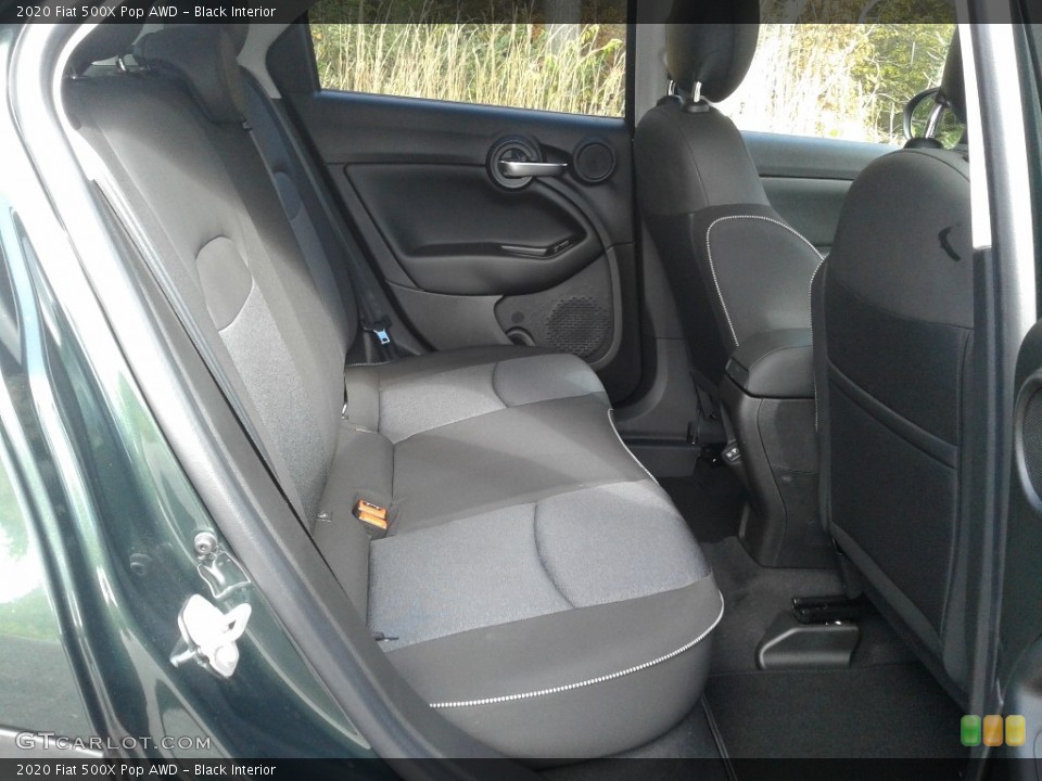 Black Interior Rear Seat for the 2020 Fiat 500X Pop AWD #140147885