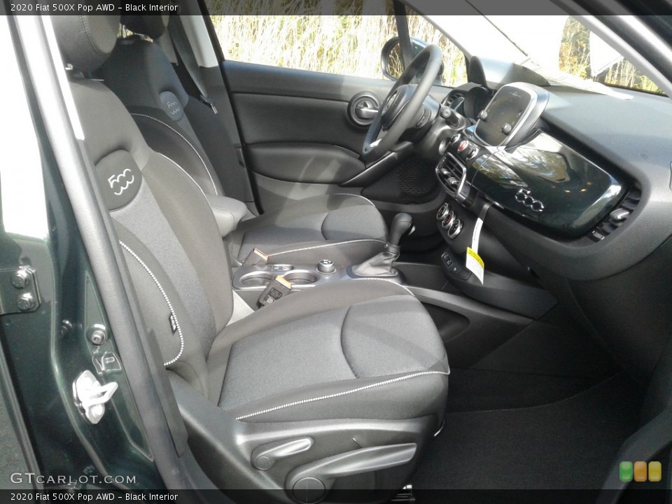Black Interior Front Seat for the 2020 Fiat 500X Pop AWD #140147894