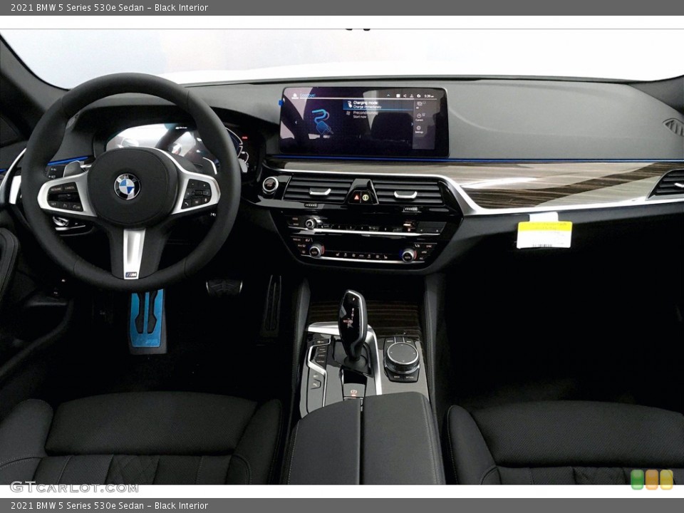 Black Interior Dashboard for the 2021 BMW 5 Series 530e Sedan #140148444
