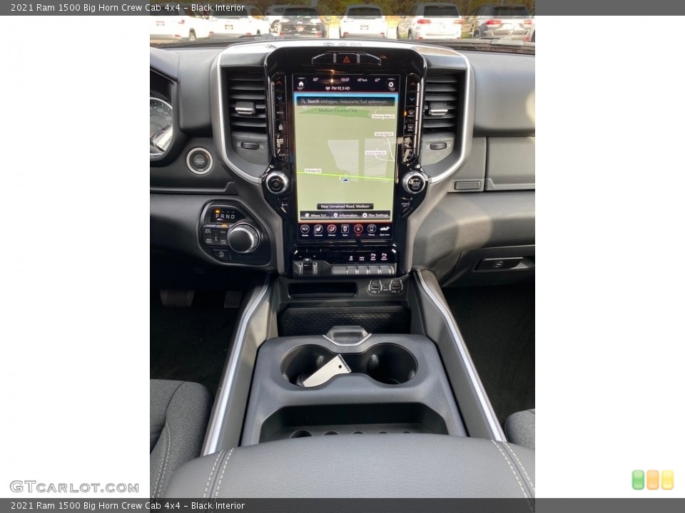 Black Interior Navigation for the 2021 Ram 1500 Big Horn Crew Cab 4x4 #140149776