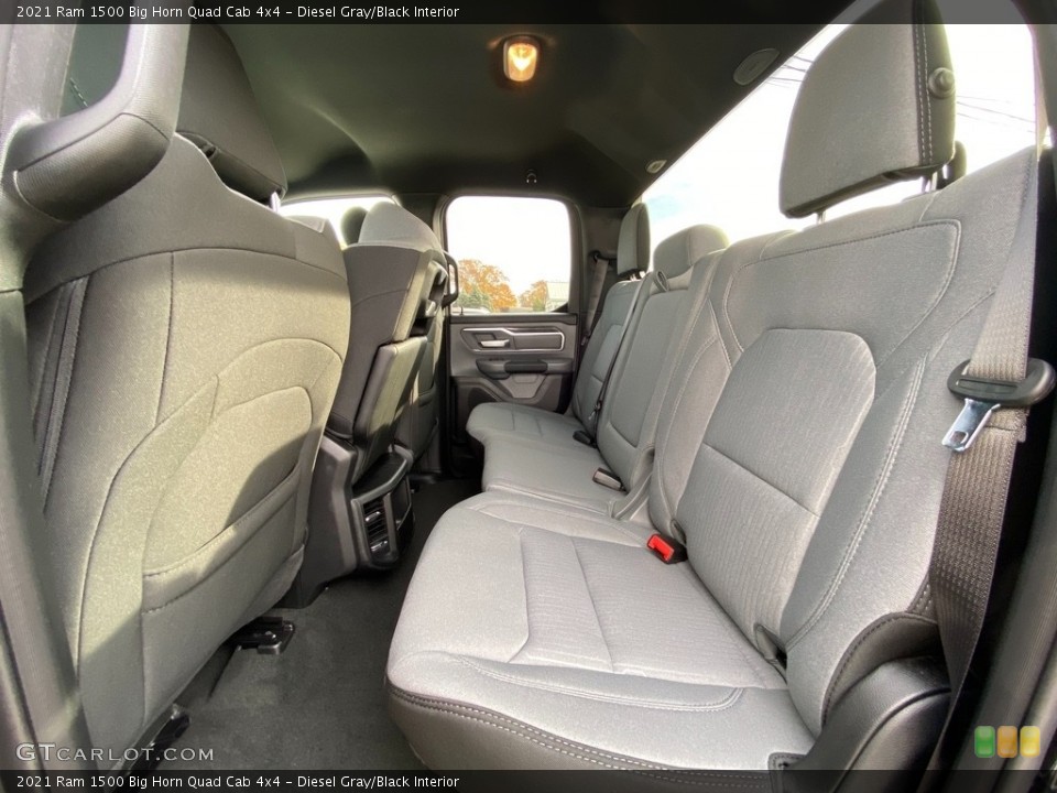 Diesel Gray/Black Interior Rear Seat for the 2021 Ram 1500 Big Horn Quad Cab 4x4 #140149992