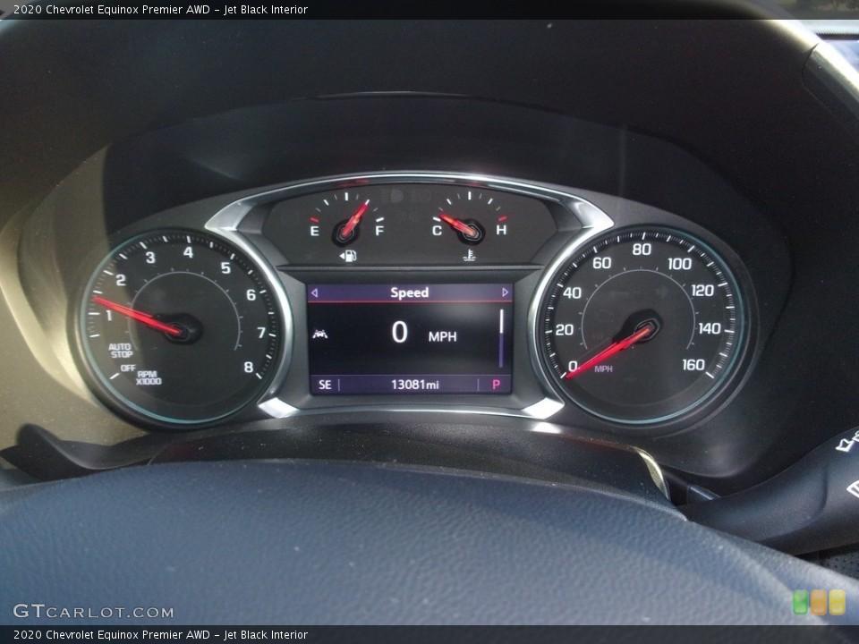 Jet Black Interior Gauges for the 2020 Chevrolet Equinox Premier AWD #140150052