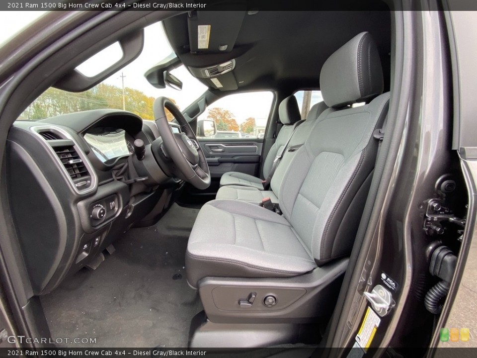 Diesel Gray/Black Interior Photo for the 2021 Ram 1500 Big Horn Crew Cab 4x4 #140150817