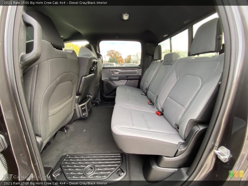 Diesel Gray/Black Interior Rear Seat for the 2021 Ram 1500 Big Horn Crew Cab 4x4 #140150838
