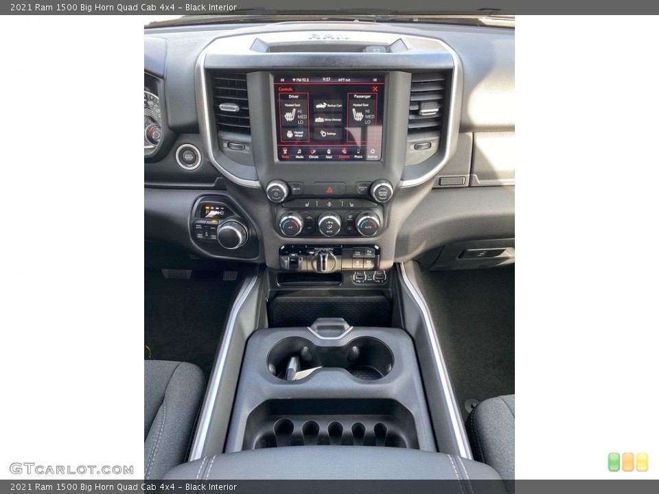 Black Interior Controls for the 2021 Ram 1500 Big Horn Quad Cab 4x4 #140151184