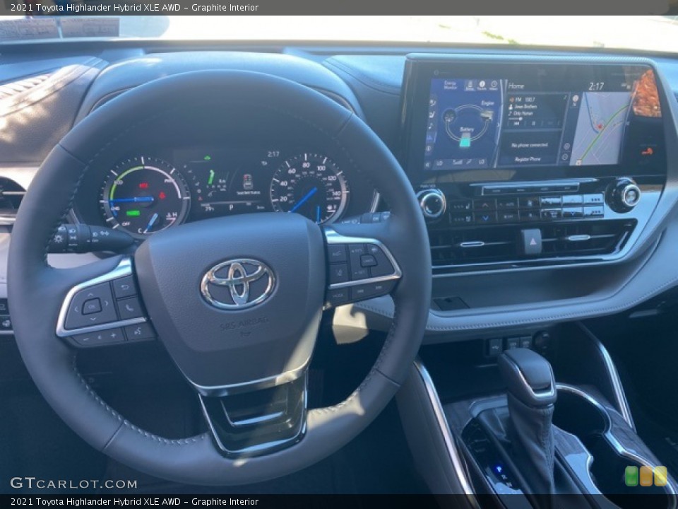 Graphite Interior Gauges for the 2021 Toyota Highlander Hybrid XLE AWD #140152740