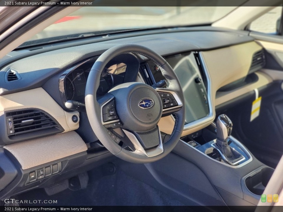 Warm Ivory 2021 Subaru Legacy Interiors
