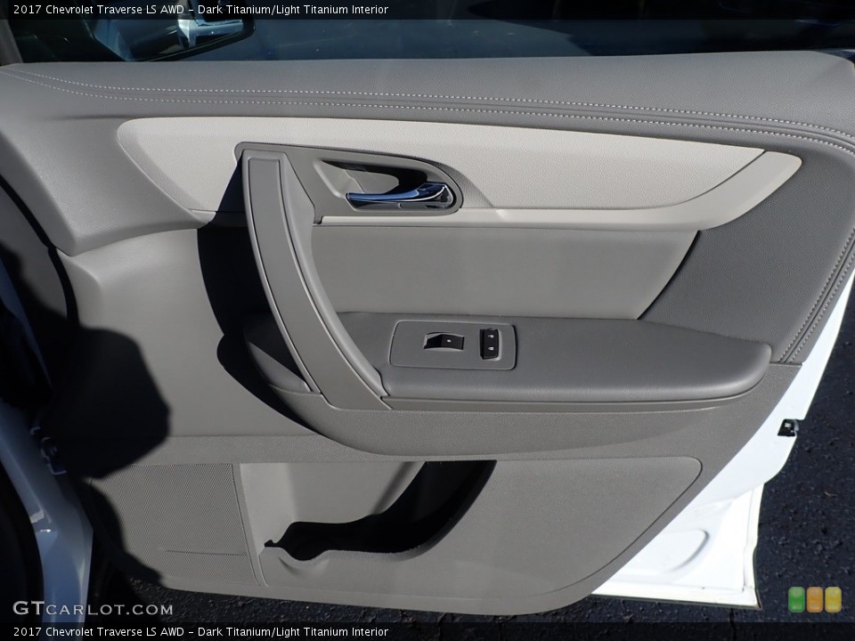 Dark Titanium/Light Titanium Interior Door Panel for the 2017 Chevrolet Traverse LS AWD #140156751